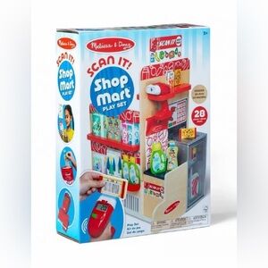 Melissa & Doug Scan It! Shop Mart Play Set - Red/White